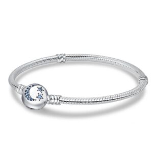 Arterer Strieborný Náramok S925 Mesiac, Hviezdy