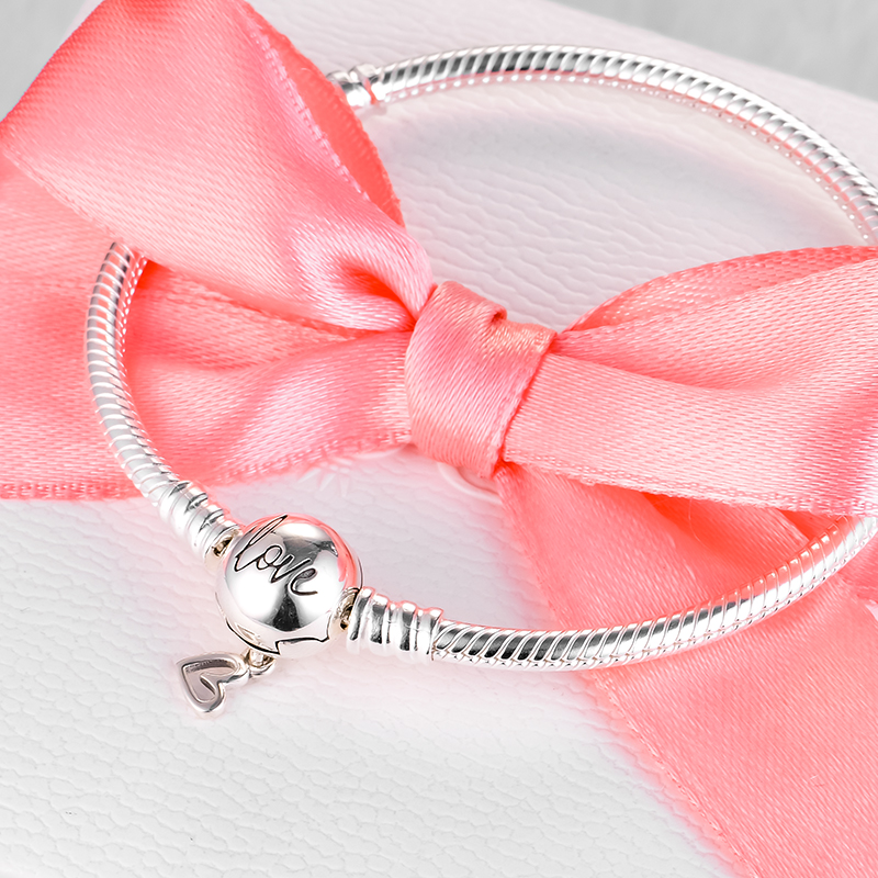 Strieborný Náramok S925, Love – Obrázok 2