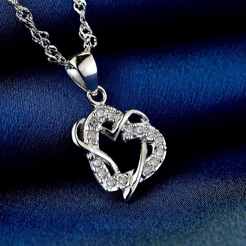 Prívesok S925 Strieborné srdce – Obrázok 3