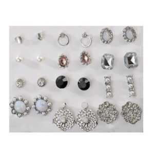 Arterer Postriebrené náušnice, 12 párov