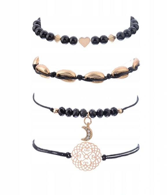 Sada náramkov Mandala a Mesiac – 4 kusy – Obrázok 6