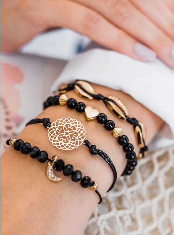 Sada náramkov Mandala a Mesiac – 4 kusy – Obrázok 3