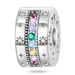 Arterer Strieborný Prívesok S925 Frabné Zirkóny a Hviezdy