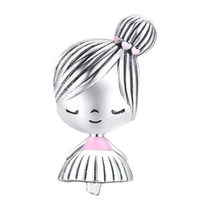 Strieborný prívesok S925 Dievča so Sukničkou