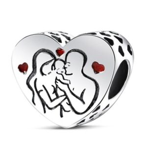 Arterer Strieborný Prívesok S925 Rodina s Dieťaťom