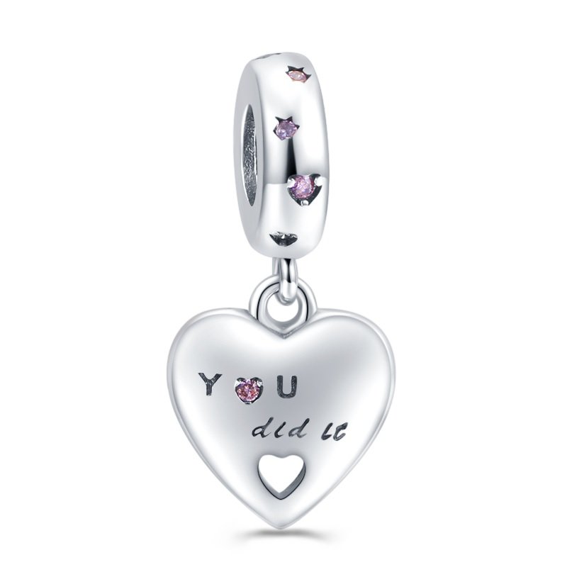 Strieborný prívesok S925 Srdce You Did It