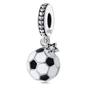 Arterer Strieborný Prívesok S925 Futbalová Lopta