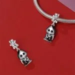 Arterer Strieborný Prívesok S925 Smrtka s Kosou – Obrázok 2